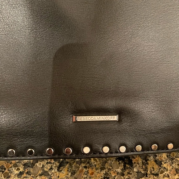 Rebecca Minkoff Studded Leather Midnight Shoulder Bag - Picture 3 of 9